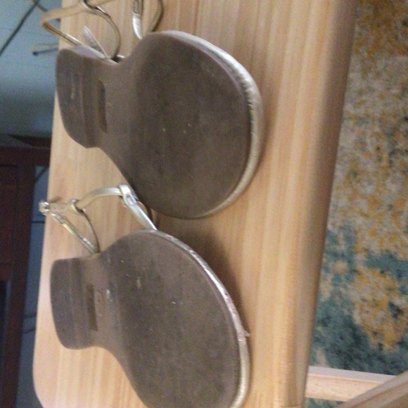 LOFT Gold Sandals - Picture 2 of 2